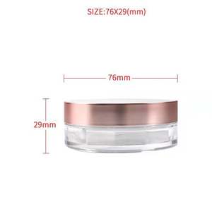 20g Portable Plastic <b>Empty</b> Cosmetic Setting Powder <b>Box</b> Spot Elastic Mesh Belt for Loose Powder Sub Packaging Practical - Product Image 2