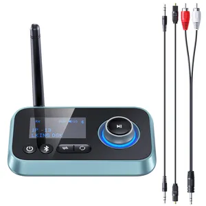 BT17 Bluetooth TX RX adattatore Audio con Jack 3.5mm ottico AUX RCA Bypass per TV cuffie trasmisor e recettore Bluetooth