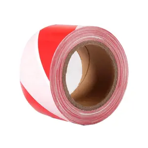 Barricade Danger Ldpe Orange Safety Caution Hazard PE Warning Detectable Adhesive Tape Roll Caution Tape Red White Yellow