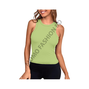 Camiseta sin mangas de algodón para mujer, color liso, estilo básico de verano, suave, transpirable, con cuello en V, ecológica, de secado rápido, precio al por mayor - Product Image 1