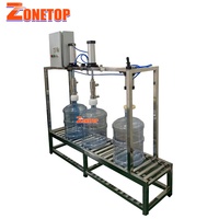 Machine de remplissage de bouteilles d'eau en plastique, fonctionnement manuel, Semi-automatique, 5 gallons