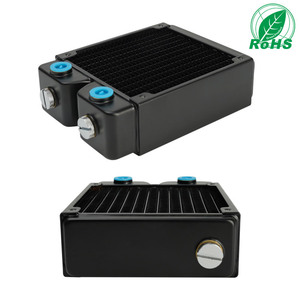 Radiateur de refroidissement à eau en cuivre Yingbo 120 mm, 45 mm d'épaisseur, 2 couches, pour remplacement de châssis - Product Image 2