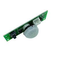 3.7V infrarouge détection humaine lampe solaire Circuit imprimé panneau de commande de lampe murale solaire PIR carte contrôleur de lampe murale