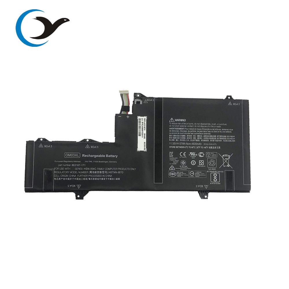 Натуральная OM03XL батареи для струйного принтера HP EliteBook x360 1030 G2 батарея HSN-I04C HSTNN-IB70 HSTNN-IB7O батарея 863167-171 863280-855