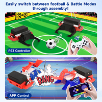 ACEBOTT Stem Education Robot Fighting Car Set Kid Learning DIY Programación Codificación ESP32 PS3 APP 2WD Robot Combat Kit para Arduino