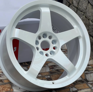 ล้ออัลลอยด์อะลูมิเนียมแบบฟอร์จใหม่สั่งทำพิเศษ ขนาด 18 นิ้ว 10/5 รู 5x120/5x114.3 25 มม. 30 มม. 100 มม. สำหรับ E46/E90/M3/F80/F82/F82 <span class=keywords><strong>Te37</strong></span> สีดำ - Product Image 6