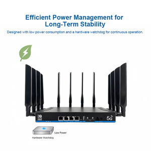 Routeur Wi-Fi <span class=keywords><strong>7</strong></span> sans fil fiable avec connectivité 5G, double emplacement pour carte SIM, Wi-Fi 6 GHz, 5,8 GHz, <span class=keywords><strong>2</strong></span>,4 GHz, OpenWRT, routeur cellulaire 4G LTE - Product Image 5