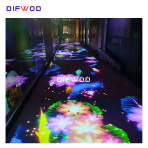 Nguồn nhà máy tương tác hệ thống chiếu sàn 3D trò chơi tương tác mặt đất năng động với Máy chiếu laser - Product Image 3