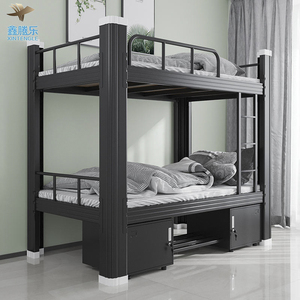 Cama Litera Metálica Moderna, Resistente y Ajustable de Tamaño Completo para Adultos, para Uso <span class=keywords><strong>en</strong></span> Apartamentos, Escuelas y Dormitorios, Hoteles, Tengle TL-356 - Product Image 3