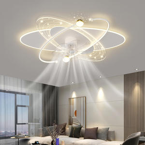 <span class=keywords><strong>Luminaire</strong></span> de plafond moderne de luxe <span class=keywords><strong>avec</strong></span> lumière étoilée LED moteur à courant alternatif ventilateur de chambre intégré-dans la lampe du salon - Product Image 1
