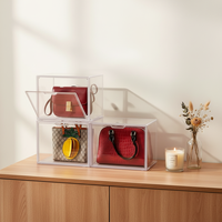 Programme de réduction en gros : Boîte de rangement et de présentation en acrylique magnétique anti-UV pour sacs, figurines de collection, modèles d'avions et objets de collection tendance