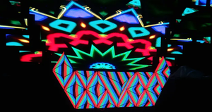Gian Hàng Dj Màn Hình Led <span class=keywords><strong>Disco</strong></span> 3d Tùy Chỉnh Yake Gian Hàng Dj Cho Hộp Đêm Gian Hàng Mặt Tiền Dj Màn Hình Không Đều Nhiều Hình Dạng - Product Image 3
