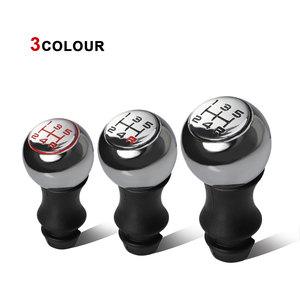 Car Gear <b>Shift</b> <b>Knob</b> Aluminum Alloy Ergonomic For Peugeot 206 307 VTS Black Red Text Options - Product Image 1