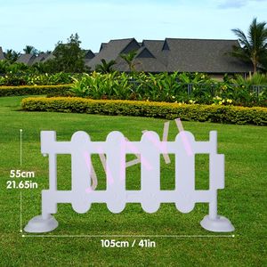 ملعب ناعم بلاستيك أبيض ساحة لعب لعب لعب خارجية قفص لعب أطفال حديقة خلفية بلاستيك قفص لعب لينة سياج لعب - Product Image 2