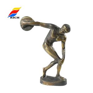<span class=keywords><strong>Estatua</strong></span> de discopolo de decoración de Metal y bronce, hecho a medida - Product Image 1