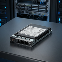 Dell Emc 15.36 TB NVMe SSD 2.5 Inch Internal Server Storage Drive Cangkang Logam Baru