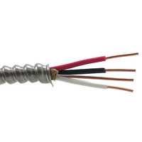 Cable Tipo AC90 o MC (BX) THHN/THWN, Núcleos AIA, Cable Blindado de 600V, Suministro de Fábrica en el Extranjero, 12/2, 14/2, 10/4