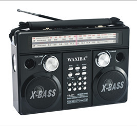 Giá bán buôn 2025 mang nhãn hiệu xbass XB 371 USB Xb-371 <span class=keywords><strong>Torch</strong></span> Đèn pin USB MP3 SW AM FM 3 ban nhạc đài phát thanh - Product Image 3