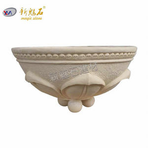 Maceta de Cemento Blanca para Exteriores Magic Stone Grc F600, para Paisajismo, Decoración de Interiores, Hoteles y Centros Comerciales - Product Image 5
