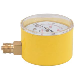 डबल-एक y63 बोर्डन ट्यूब कम दबाव गेज कई कार्य कम माउंट कनेक्शन पीतल आंतरिक 400 एमबार डबल स्केल - Product Image 4