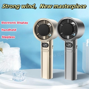 Ventilador Turbo recargable por USB portátil, Mini ventilador de lectura de pantalla de mano para uso en exteriores, regalo perfecto para niños, coche y novia - Product Image 6