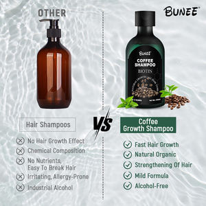 OEM Etiqueta Privada <span class=keywords><strong>Champoo</strong></span> a base de hierbas engrosamiento orgánico cuidado del cabello jengibre rebrote Ginseng Anti pérdida de cabello caída prevenir el crecimiento champú - Product Image 5