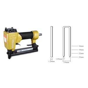 <span class=keywords><strong>Cloueur</strong></span> <span class=keywords><strong>pneumatique</strong></span> 425K pour <span class=keywords><strong>charpente</strong></span>, agrafeuse à fil moyen 18GA pour meubles, pistolet à clous à gaz - Product Image 4