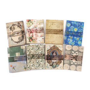 100 rétro scrapbook papier collage scrapbook bricolage décoratif vintage papier - Product Image 2