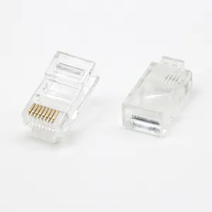 SCONDAR-موصل شبكة إيثرنت RJ45, موصل شبكة إيثرنت RJ45 ، موصل Cat5 UTP ، غير محمي 8P8C ، موصل شبكة RJ45