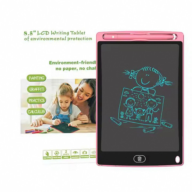 8.5 Inch LCD Drawing Board Writing Tablet Digit Magic Blackboard Art Painting Tool Kids Toys Brain Game Child Best Gift