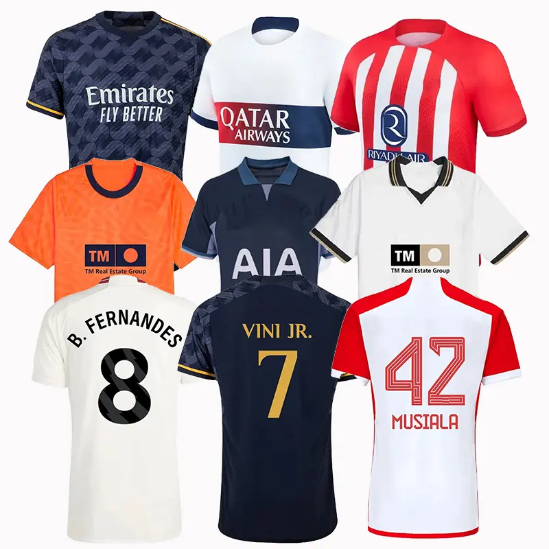 Top Grade Thái Lan Chất Lượng Thoáng Khí Nhanh Chóng Khô Cổ Điển Retro Áo Sơ Mi Bóng Đá Jersey Cổ Điển Bóng Đá Jersey