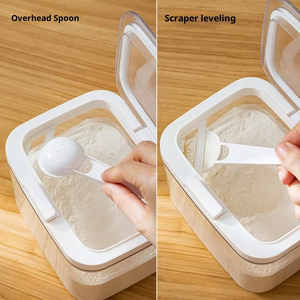 ANYA Grote Capaciteit Luchtdichte Droge Voedsel- en Graanopbergdoos van Plastic PET, Keuken- en Pantry Organizer voor Droge Voedsel, Snacks en Granen - Product Image 3