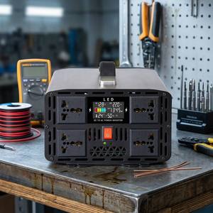 Convertisseur de puissance haute performance <span class=keywords><strong>5000</strong></span> <span class=keywords><strong>Watts</strong></span> 48V vers 220V monophasé à onde sinusoïdale pure avec écran LCD - Product Image 4