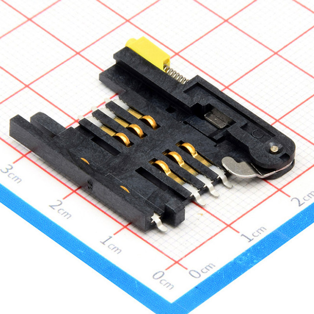 37-KF016-L0012-03-W Sim Socket Sim Card Connector