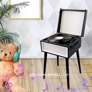 Gramófono con 4 Patas, excelente calidad de sonido, <span class=keywords><strong>tocadiscos</strong></span>, reproductor de discos de vinilo - Product Image 3