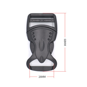 Plastic Bag Buckle A200 28Mm <b>Adjustable</b> Single Pull <b>Strap</b> Clasp For Waist Bag Backpack Webbing Accessory - Product Image 3