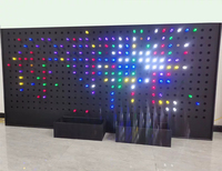 Juegos de Pared Interactivos para Niños, Tablero de Pernos Acrílicos con Luces LED, Equipo Sensorial para Habitaciones Infantiles y Niños con Autismo
