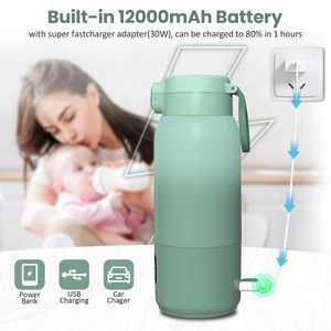 便携式不锈钢 17 盎司 500 毫升 100 瓦快速加热婴儿奶瓶加热器，适合婴儿旅行 - Product Image 4