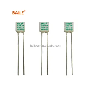 BAILE WR series Square 130c thermal fuse 2A 130C