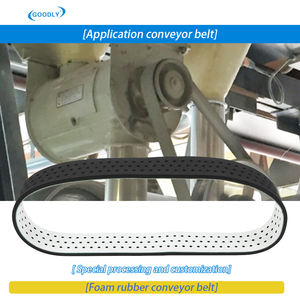 Goodly Brand Flat <span class=keywords><strong>Conveyor</strong></span> PU PVC bahan nilon dengan lubang OEM sabuk didukung untuk Food Grade <span class=keywords><strong>Conveyor</strong></span> <span class=keywords><strong>Belt</strong></span> Bakery - Product Image 5