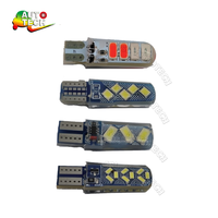Ampoule de plaque d'immatriculation LED T10 RGB COB SMD, nouvelle, multicolores, clignotante, avec gel de silice