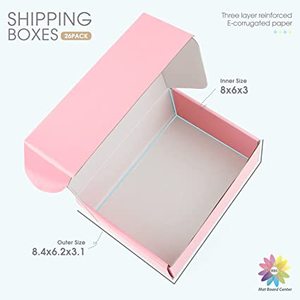 Caja de Cartón Corrugado Rosa Personalizada al por Mayor para Envíos de Pequeñas Empresas de Ropa y Cosméticos - Product Image 4