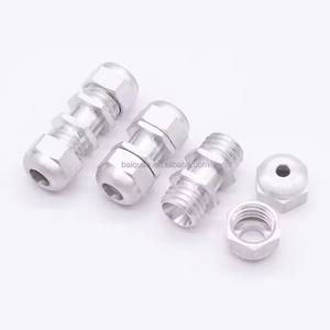 Adaptateur hydraulique droit double hexagonal en acier au carbone Connecteur de compression Raccord de tube Raccord de type morsure sans évasement Écrou à anneau coupé - Product Image 3