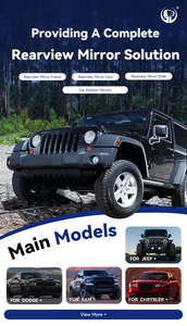 Новое состояние, замена корпуса боковых зеркал заднего вида, чехол для Jeep Grand Cherokee 2014-2020 - Product Image 6