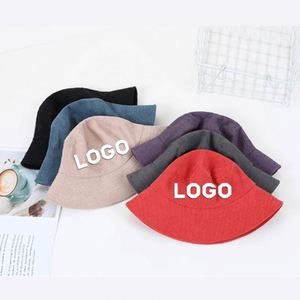 High Quality Custom Solid Color Corduroy Bucket Hat,custom Corduroy Embroidery Bucket Hats Plain Bucket Cap - Product Image 1