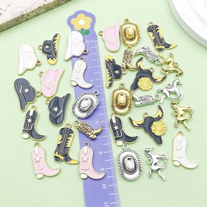 จี้โลหะผสมรูปคาวบอยตะวันตกสำหรับทำเครื่องประดับ DIY จี้ธีมยูนิเซ็กซ์สำหรับสวมใส่ทุกวัน - Product Image 3