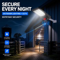 Luminaria Solar Ecológica y Estable para Carreteras con Monitoreo Binocular para Conjuntos de Viviendas