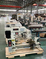 Máquina combinada de fresado y perforación de torno multiusos, mini banco pequeño OEM de alta calidad, 3 en 1, la mejor oferta, HQ500 HQ800