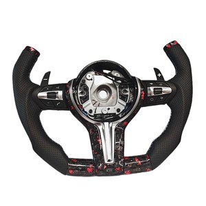 Volante de fibra de carbono con cuero perforado para <span class=keywords><strong>BMW</strong></span> Serie 1 2 3 4 F20 F22 F30 F32 F36 F87 M2 F80 M3 F82 M4 M - Product Image 5