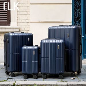 4 Stuks Abs + Pc Sport Reistassen Cosmetische Trolley Koffer Met 16 Inch Instapkoffer Lichtgewicht/Polycarbonaat Bagageset - Product Image 4